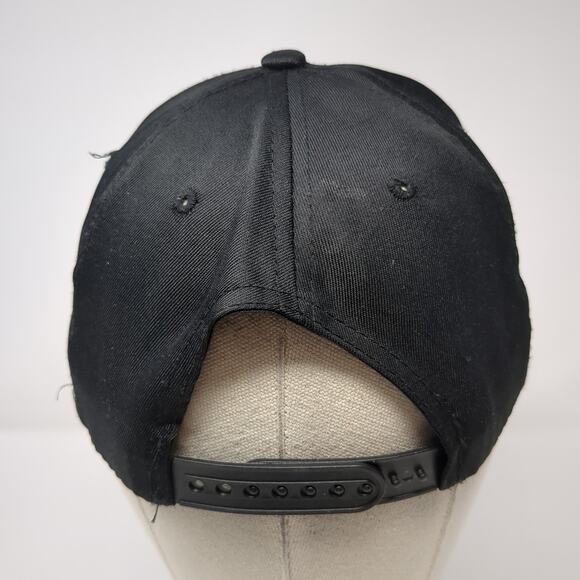 JJ Jimmy John's Snapback Cap Black One Size Adjustable 6 Panel Polyester - Picture 6 of 9